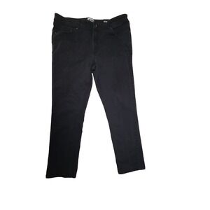 DKNY Jeans Men 38x32 Gray Stanton Slim Fit Straight Stretch Pants measured 29 in
